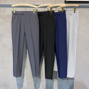 Survêtements pour hommes pantalons de mode coréenne été 9 partie pantalons de mode de rue vêtements de travail vêtements style d'affaires pantalons plissés pantalons respirent 221122