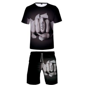 Survêtements pour hommes Kyokushinkai Kan Kyokushin Karate 3D Imprimer T-shirt à manches courtes et shorts de plage Ensemble de deux pièces Survêtement Vêtements pour hommes