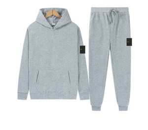 Survêtements pour hommes Sweats à capuche à manches longues Sweats Plus Szie Designer Stone Veste pour hommes Automne Mode