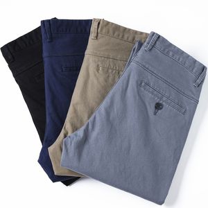 Survêtements pour hommes Vêtements de luxe Pantalons décontractés Hommes Coton Slim Striaight Chinos Mode Pantalon Homme Marque Basic Hommes 2023 230818