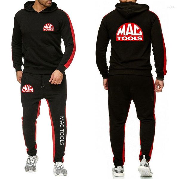 Survêtements pour hommes Mac Tools 2022 printemps et automne survêtement hommes à capuche costume mode impression conception décontracté confortable respirant sport