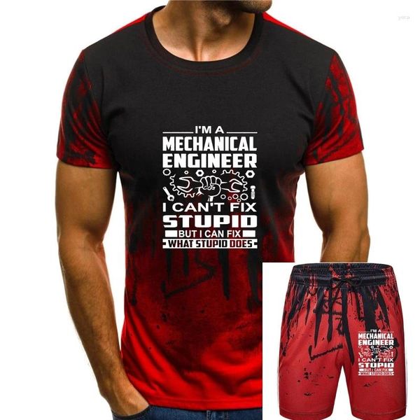 Survêtements pour hommes Ingénieur mécanique T-shirt Cadeaux Ingénierie Confortable O Col Cool 011896