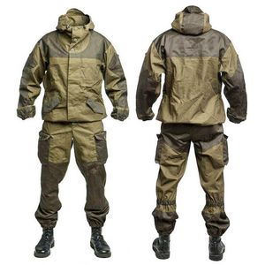 Chándales para hombres Conjunto de uniforme militar táctico Mege Fuerzas especiales Rusia Gorka-3 Vestido de batalla de combate Ropa de trabajo Tallas grandes para hombres Men'Me