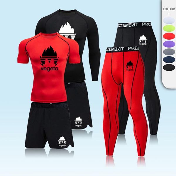 Survêtements pour hommes Collants de course pour hommes Collants de compression Chemises de compression Séchage rapide Seconde peau Sous-vêtements thermiques Couche de base Rashguard Male Gym