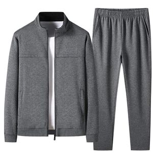 Suisses de survêtement masculines Costume de sport masculin Spring Sportswear Sports Men Two Piece sets Vestes Pantalons qui font du jogging pour hommes.