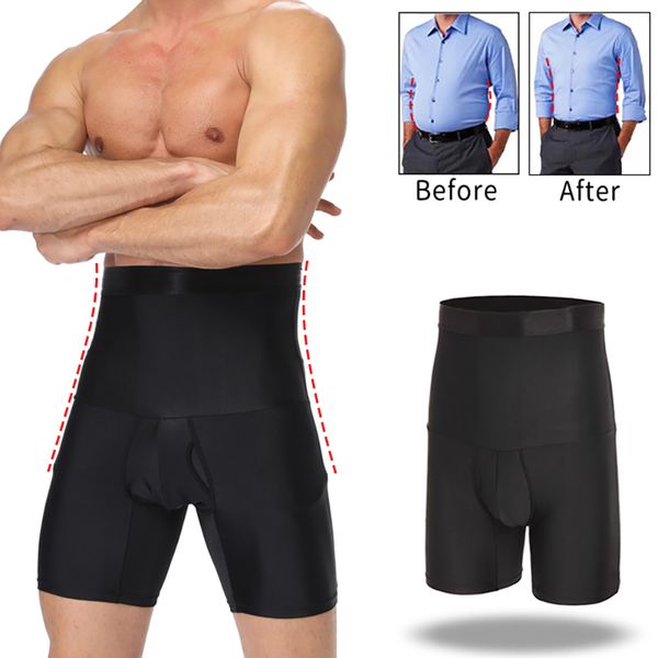 Survêtements pour hommes Hommes Body Shaper Waist Trainer Tummy Control Shorts Minceur Shapewear Sous-vêtements Belly Girdle Boxer Briefs Abdomen Pants 230419