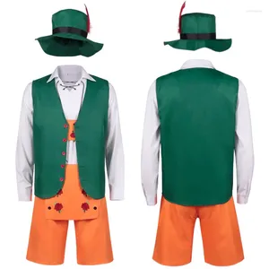 Heren trainingspakken Heren Oktoberfest-kostuum Dirndl Beiers groen Clubwear Cosplay Carnaval Halloween Fancy Party Dress