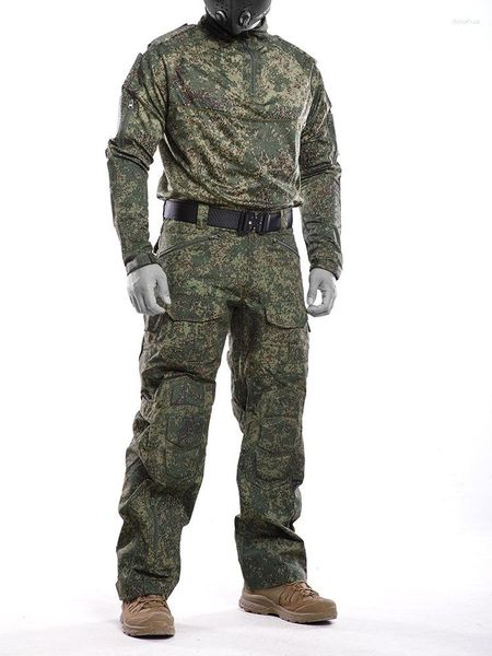 Survêtements pour hommes Hommes Veste tactique en plein air G3 Pantalon Chemise avec coussinet Vêtements de chasse Armée Tenue de combat Uniforme Costumes militaires