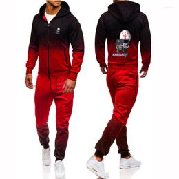 Suissiles de surv￪tement masculins en 2022 Spring et automne ￠ sweat ￠ sweat ￠ sweat Logo Fashion Novel Trend Casual All-Match Lace