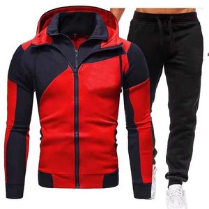 Survêtements pour hommes Maycaur Marque Solide Couleur Casual Loose Sweat à capuche Pantalon de garde Costume deux pièces Tendance de la mode Pull de grande taille hiver