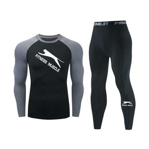 Trainingspakken voor heren Hardlooptraining voor heren Fitness Sportkleding Set Compressieleggings Sportkleding Gym Strak shirt Fitness Muscle Run-sets J230601