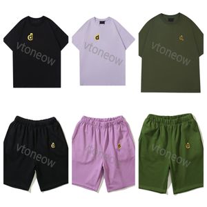 Chándales para hombre, ropa deportiva para hombre, pantalones recortados de manga corta, conjuntos deportivos informales de verano, ropa suelta para hombre