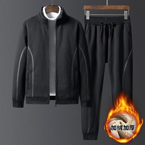 Men's Tracksuits Men Sportswear Autumn Winter Tracksuit 2 Piece Sets Sports Suit Jacket+Pant Sweatsuit Male Fashion Print Clothing Size S-4X