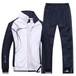 Survêtements pour hommes Hommes Sportswear Printemps Automne Survêtement 2 Pièces Ensembles Costume De Sport VestePant Survêtement Mâle Mode Imprimer Vêtements Taille L-5XL 221006