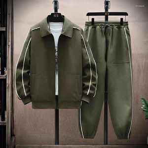 Suissiles de survêtement masculins Homme au printemps automne décontracté noir Tracksuit Réflexion Réflexion Veteille Verse de survêtement