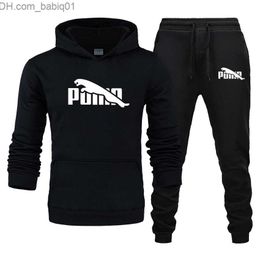 Survêtements pour hommes Hommes épais polaire survêtement hiver chaud à capuche et pantalon de survêtement ensemble sweat à capuche unisexe surdimensionné costume de jogging T230905