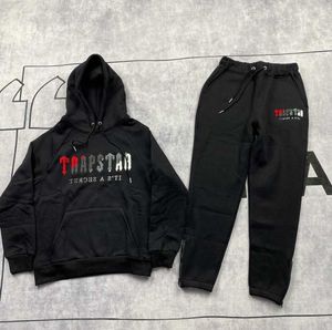 Survêtements pour hommes Hommes Femmes Couleur Flocage À Capuche Sweat Costume Trapstar Polaire Ensemble Sweat À Capuche Vêtements Sweat Loisirs tendance 557ess