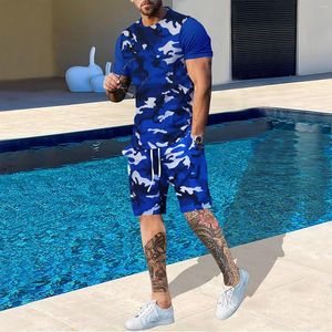 Survêtements pour hommes Mens Crazy Suit Jacket Shorts à manches courtes 3D pour hommes Beach Tropical HawaiianSS Body Sports Suits Tuxedo