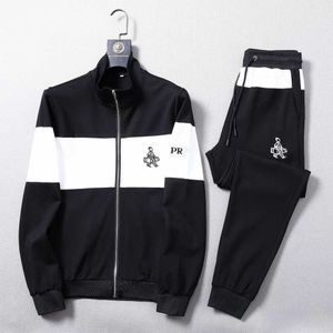 Tracksuits Mens Designer 2022 Casual Sports Suit Hoodie Pants Twee stukken Jogger -sets voor mannen Letter Drukkleding 88
