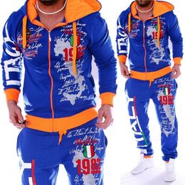 Trainingspakken voor heren Sportkleding voor heren Trainingssets Hoodiebroek sweatsuit 2-delige kledingset 230314