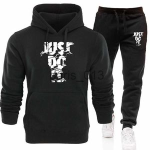 Trainingspakken voor heren Trainingspak voor heren Sportkleding Pakken Tweedelige set Joggingbroeken Herfst Heren Hoodies Sweatsuit Sportpakken Echtgenoot Winter Joggingpak x0926