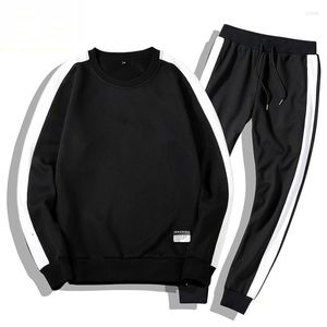 Tracksuits voor heren Moleton Masculino Coats Men 2pc Outwear Sportsuit Sets mannelijke sweatshirts set kleding broek hoodies plus maat