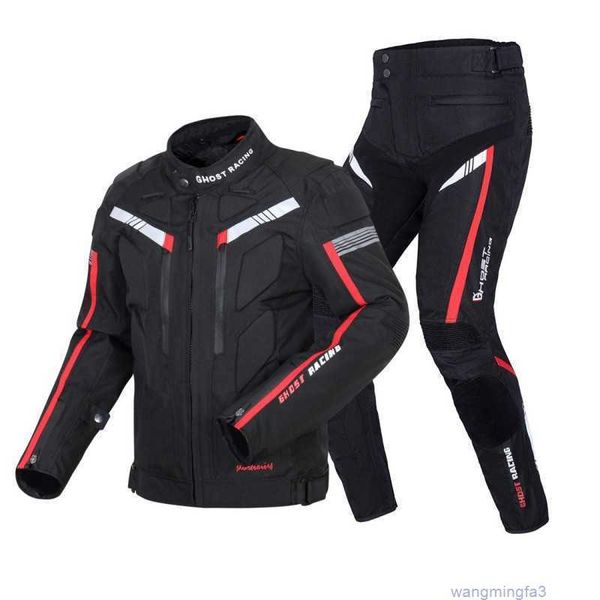 Chándales para hombres Traje de motociclismo Protección cálida para hombres Prevención de salpicaduras de agua y prevención de caídas Traje de carreras de motocicletas Ropa para montar en todas las estaciones