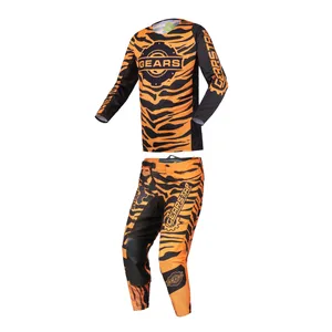Survêtements pour hommes VTT BMX ATV Dirt Bike Gear Set Hommes Motocross Jersey Pantss Moto Racing Cyclisme Jersey Costume Adulte