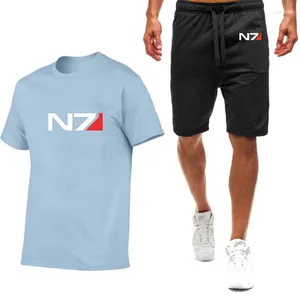 Heren trainingspakken Designer Print 2024 Zomer Verkoop goed Kleur Set met korte mouwen Eenvoudig Casual Trendy Comfortabele vrije tijd