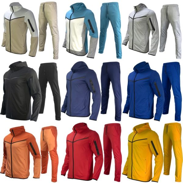 Chándales para hombre Nake Tech Trapstar Track Trajes con capucha 2 piezas con chaqueta con capucha para mujer Pantalones Traje Trajes para correr Conjunto Casual Manga larga Sudaderas deportivas