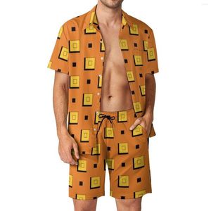 Survêtements pour hommes Narancia Ghirga inspiré hommes ensembles Jojos Bizzare aventures chemise ensemble Streetwear vacances Shorts graphique costume 2 pièces