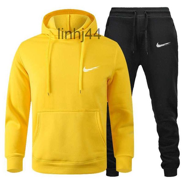 Survêtements pour hommes Nouveau Designer Mens Pull Pantalon Basketball Streetwear Sweatshirts Costume de sport Marque Lettre IK Vêtements pour bébés Sweats à capuche épaisgg0jC8JM