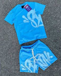 Survêtements pour hommes New SYNA T-shirts et shorts pour hommes Ensembles Costumes pour femmes de qualité originale avec accessoires Pantalons imprimés T230714