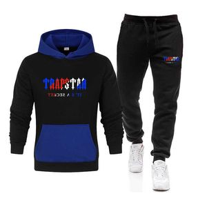 Tracksuits voor heren nieuwe tracksuit heren warmte stukken set losse hoodies fleece sweatshirtpants pak hoodyy sportkleding herfst winter casual outfit g221011