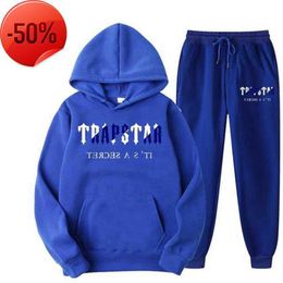 Tracksuits voor heren Nieuwe Trapstar Tracksuit Hoodie Zietbomen Fallwinter Hiphop Jogging Pants Street Harajuku Top Long Sleev G221010 2023SS21