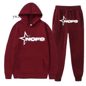 Trainingspakken voor heren Nofs Hoodie Y2k Trainingspak Herensets Winter Hoodies Broek 2-delig Hardlopen Herfstsweatshirt Sport Joggers Joggingbroek Pak 4911