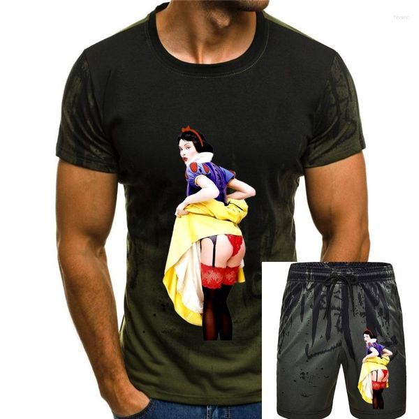 Survêtements pour hommes Nuevo Camiseta Fuego Hombre Blancanieves Modelo Idea De Regalo T-shirt imprimé à la mode à manches courtes