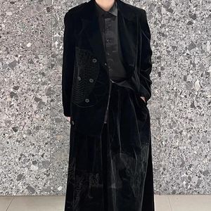 Survêtements pour hommes Owen Yohji Japon Style coréen Vêtements Costumes Ensemble pour hommes Vêtements surdimensionnés