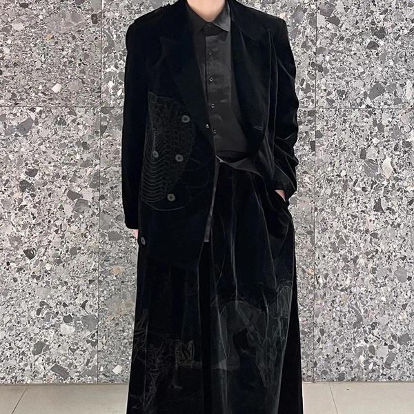 Chándales para hombres Owen Yohji Japón Trajes de ropa de estilo coreano Conjunto para hombres Ropa de gran tamaño