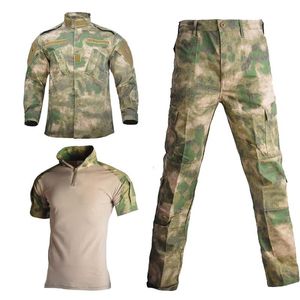 Survêtements pour hommes PantalonsCoats Uniforme de combat avec chemises Multicam Vêtements de chasse Costume de camouflage Militaire Camo Vêtements militaires Chemise de combat 221202