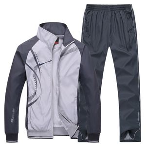 Survêtements pour hommes vêtements de sport en patchwork manteaux vestes + pantalons ensembles sweats à capuche et sweat-shirts pour hommes costumes d'extérieur