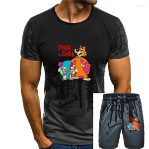 Survêtements pour hommes Pixie et Dixie Mr. Jinx T Shirt 1970'S Saturday Morning Cartoon Graphic Tee