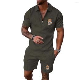 Survêtements pour hommes Polo Survêtement Shorts Ensembles pour homme Vêtements Tous les hommes sont créés égaux Avril Pantalon T-shirt Basketball Mode 2 pièces