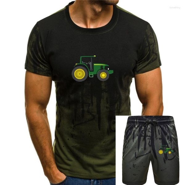 Survêtements pour hommes Pride 1Farm Tractor Tee Hommes Impression personnalisée Chemise à manches courtes jaune