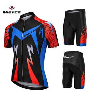 Chándales para hombre Impresión de ciclismo Jersey Mejor 2019 Pro Poliéster Ropa de bicicleta Verano Hombres Ciclismo de secado rápido Top Bicyc Shirt setH24129