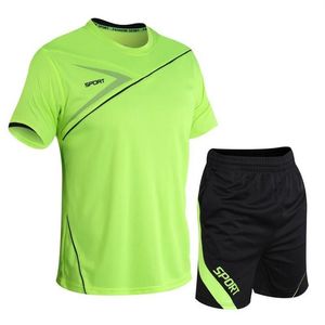 Chándales para hombres Conjuntos de secado rápido Chándal Hombres Ropa deportiva Manga corta Fitness Baloncesto Tenis Fútbol Tallas grandes Ropa de gimnasia 228i