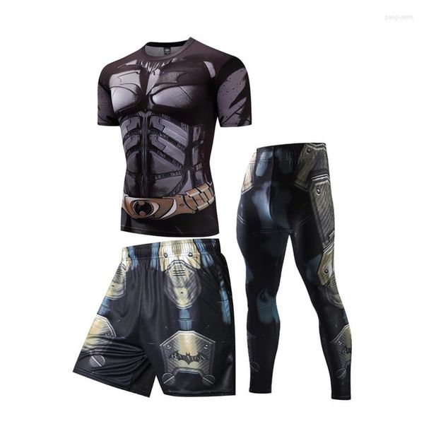 Survêtements pour hommes Rashgard Survêtement Hommes Compression Running Suits Fitness Jogging Workout Séchage rapide Mens Set Gym Training Sport Jiu Jitsu