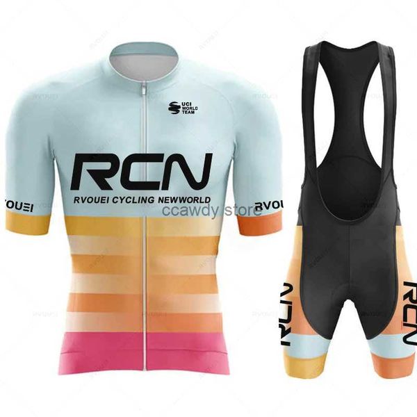 Survêtements pour hommes Ropa de Bicyc Nouveau RCN 2023 Maillot de cyclisme Vêtements de cyclisme Été Court Seve VTT Chemises de cyclisme Shorts Hommes Maillot CiclismoH24130