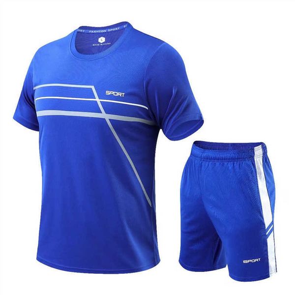 Survêtements pour hommes Running Chemise à manches courtes Sport GYM Fitness Tshirt Football Uniformes de basket-ball Séchage rapide Costumes de sport Sportswear J230601