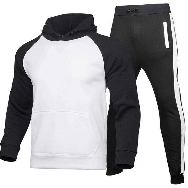 Ensembles de survêtements pour hommes Jogging Sports Suit Survêtement d'hiver pour hommes Manches longues Poches confortables Plus Sweat à capuche en velours g G221011